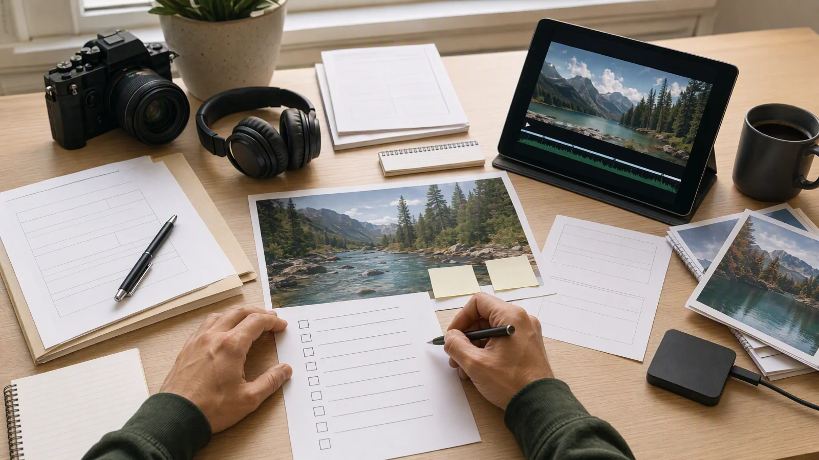 Contrôle de la vidéo finale, des sources et de la liste de publication