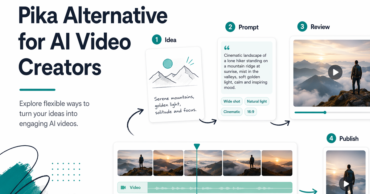 Pika alternative comparison for AI video creators.