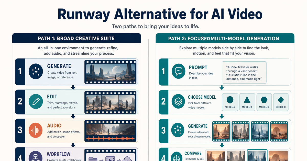 Neutral Runway alternative comparison for AI video workflows.