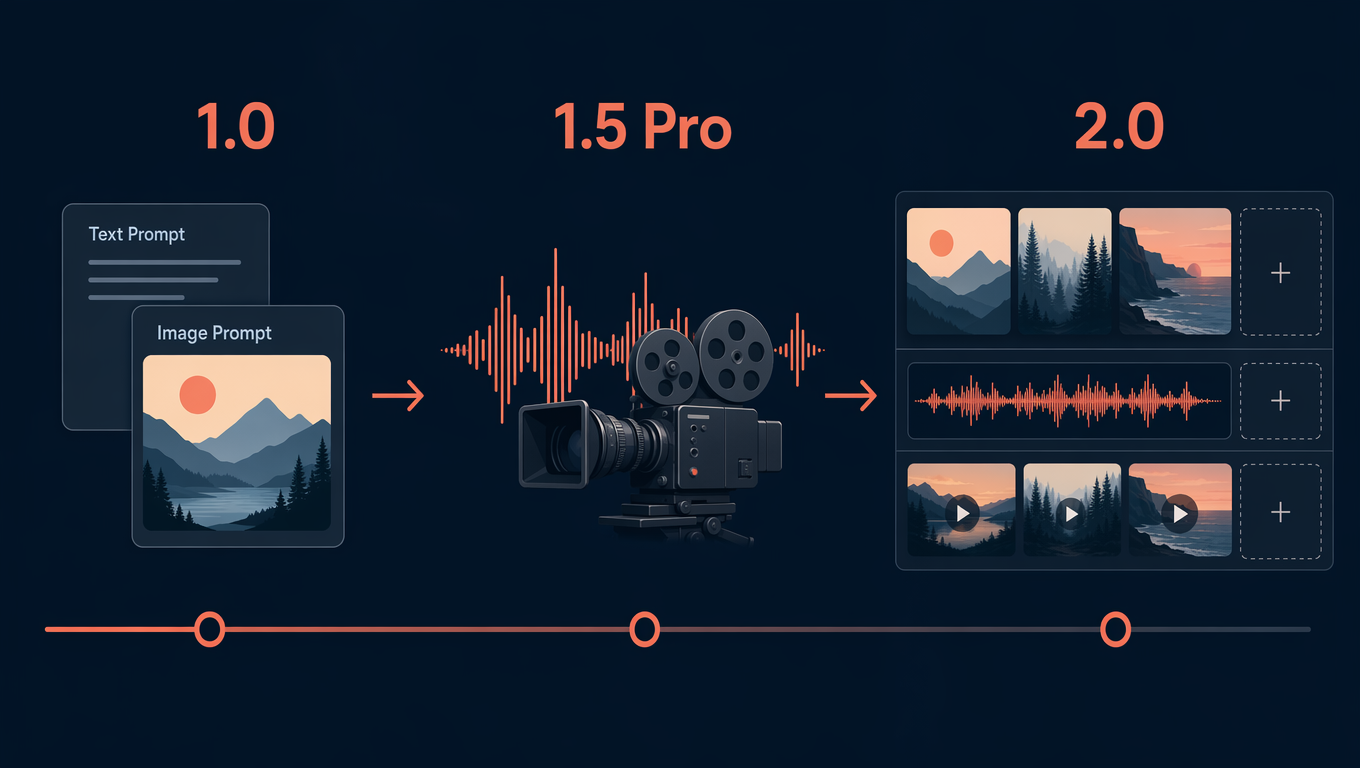 Seedance 1.0、1.5 Pro 与 2.0 对比:该选哪个版本?